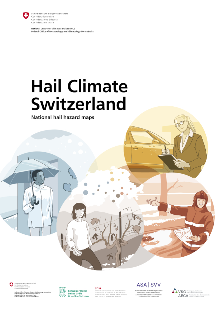 Cover page of the Hail climate brochure.