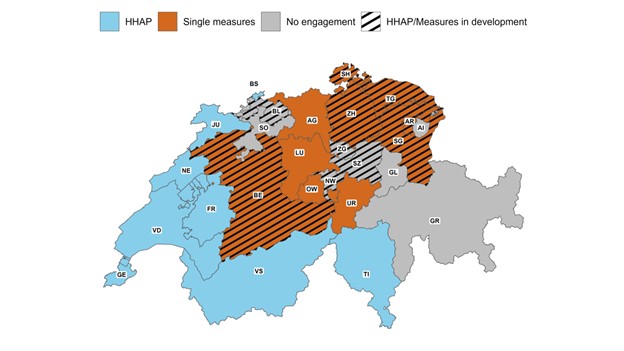 Hitzemassnahmen und -aktionspläne der Behörden