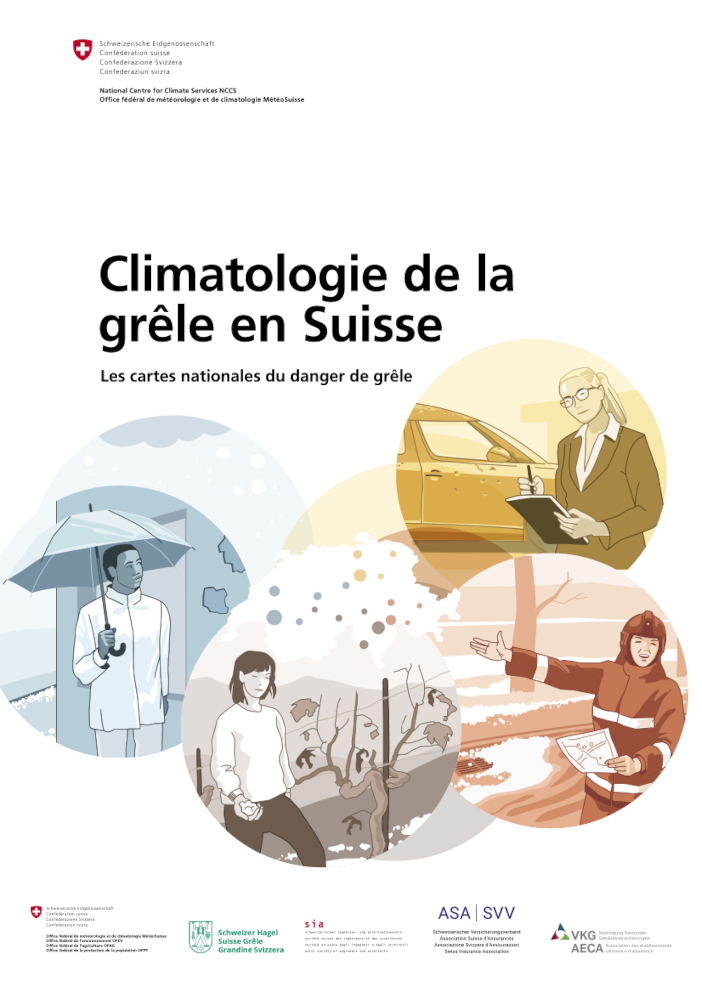 Page de couverture de la brochure Climatologie de la grêle.