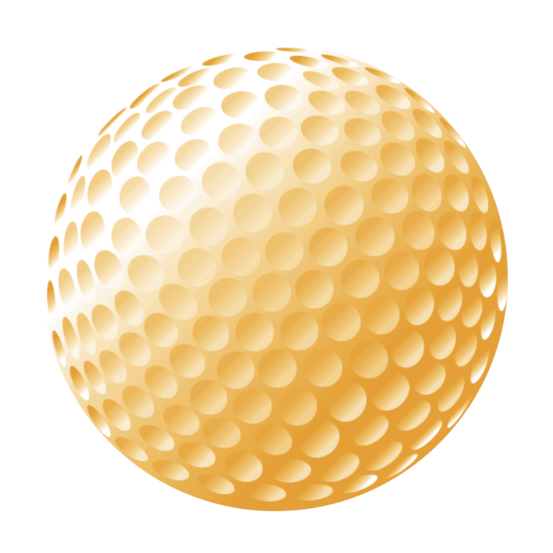Golfball entspricht etwa der Grösse von 4 cm.